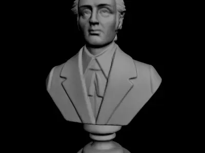 Chopin Bust 3D model
