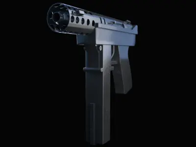 Tec-9 Gun 3D model