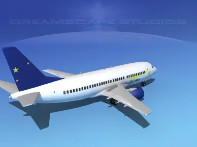Boeing 737-300 Astraeus Airlines 3D model