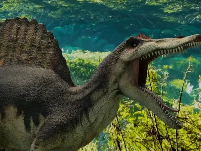 Spinosaurus Animated Low-poly 3D model