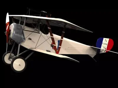 Nieuport 11 3D model