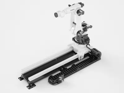 KUKA KR FORTEC-2 Ultra Rail System 02 3D model