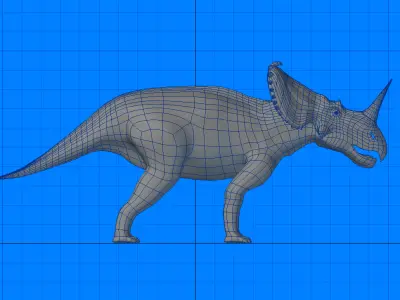 Centrosaurus triceratops 3D model