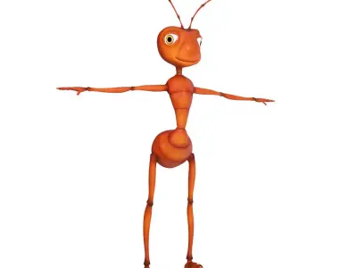 Ant character 3D model