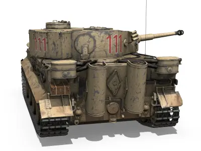 Panzer VI - Tiger - 111 - Early Production 3D model