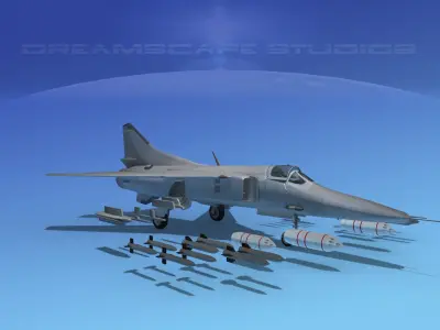 MIG-27 Flogger Bare Metal 3D model