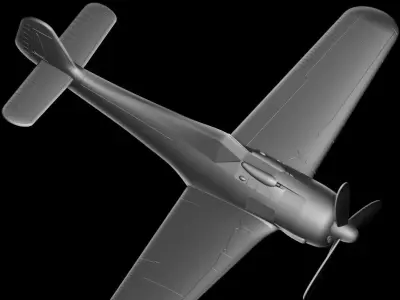 FW190 3D print model