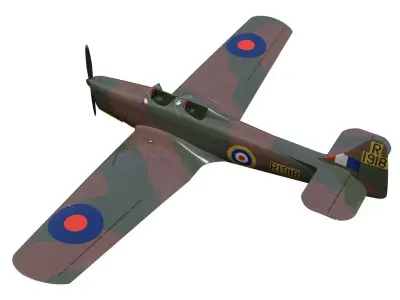 Miles M14 Magister 3D model