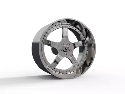 ASANTI AF118 WHEEL 3D MODEL 3D model