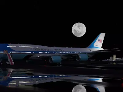 747-8 Airforce One 3D model