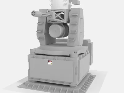 phalanx ciws 3D model