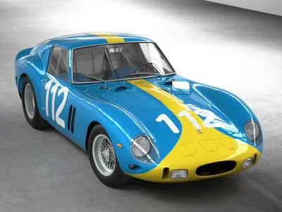 Ferrari 250 GTO - 3445GT - No Engine 3D model