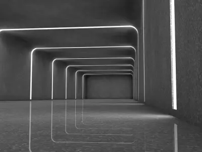Tunnel 3D model 4