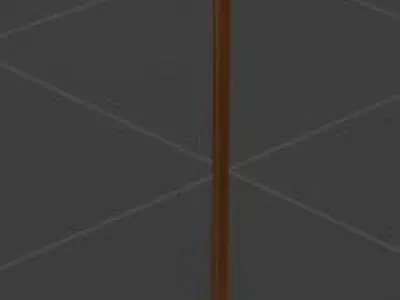 Melee Weapon - Weighted Stick Free 3D model