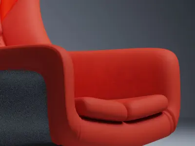 BRIDE MAXIS III Racing Bucket Seat Low-poly 3D model