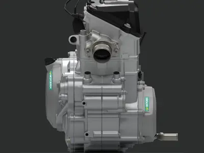 KTM EXC 450-500 4-STROKE ENGINE 3D model