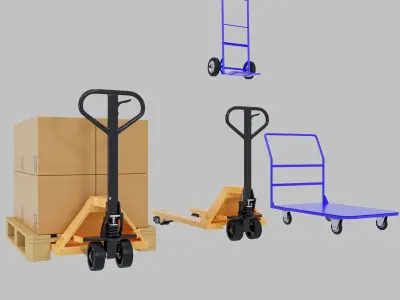 Fork lift truck JAC CPCD 25 3D model