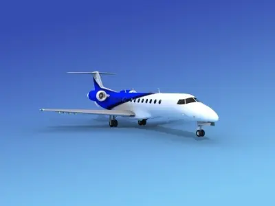 Embraer ERJ-135 Corporate 2 3D model