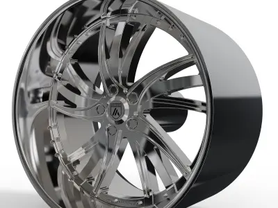 ASANTI AF827 WHEEL 3D MODEL 3D model