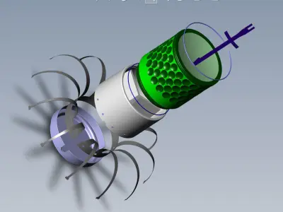 HB876 British landmine area denial submunition 3D model