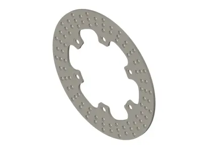 Brake disc TRW MST202 3D model