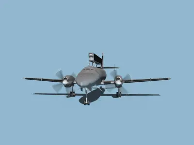 Swearingen RC-26 Condor V01 US Air Force 3D model