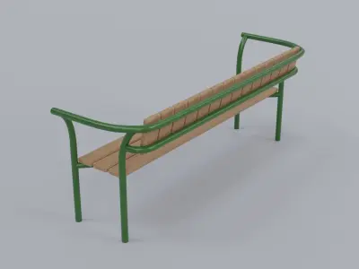 Urban Bench 3D model buy