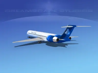 McDonnell Douglas MD83 Baltimore Clipper 3D model