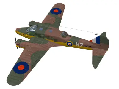 Avro Anson Mk1 early 3D model
