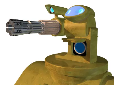 fighting robot 3D model