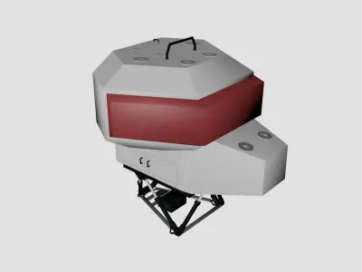 Simulator dome 3D model
