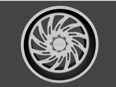 WHEEL BASED on JTX REALM CHROME 3D model