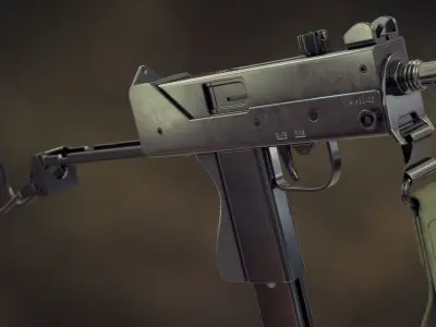 Mac-11 submachine gun 3D model