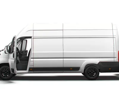 Opel Movano Van L4H3 HQ Interior 2023 3D model