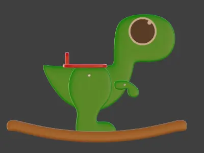 Dino toy 3D model