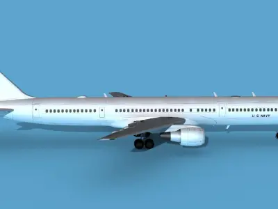 Boeing C-32A US Navy V02 3D model