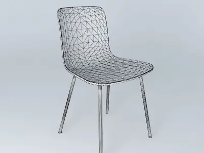 green chair  Free 3D model