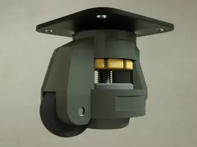 Universal wheel module 3D model