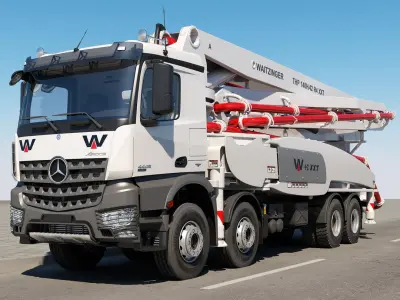 Mercedes Arocs WAITZINGER 3D model