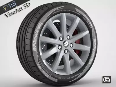 Wheel suzuki SX4 3D model