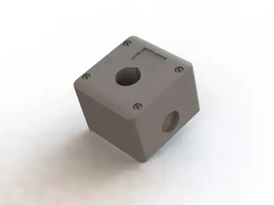 Caixa Botoeira WEG PBW 1Y Button Box 3D model