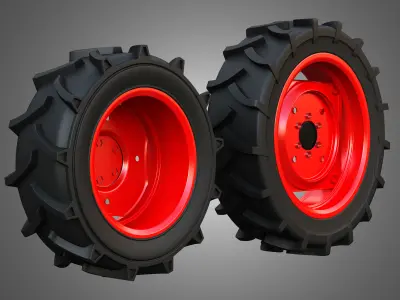 Jivo 365ti Wheel and Tire 3D model