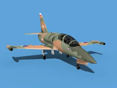 Aero Vodochody L-39C Albatross V02 3D model