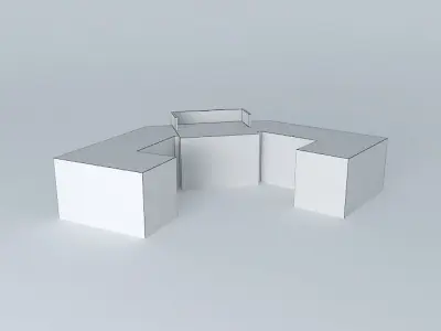 Old Gymnasium in Mostar Free 3D model