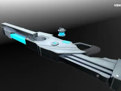 SciFi Laser Rifle 3D model