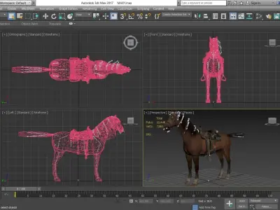 Horse - D5 3D model