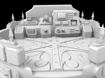 DEFENSIVE TOWER - 3D PRINT 3D print model