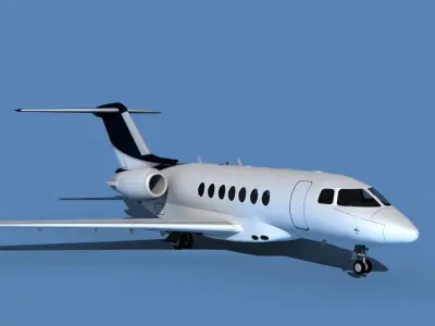 Hawker Siddley 4000 V04 3D model