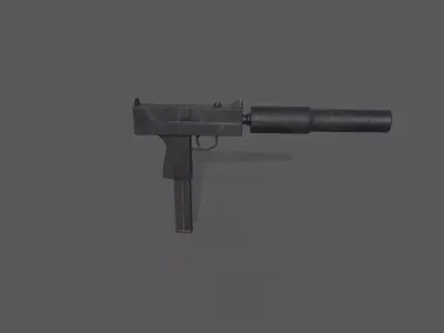 Mac-10 Free low-poly 3D model