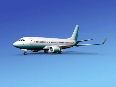 Boeing 737-700ER Corporate 5 3D model